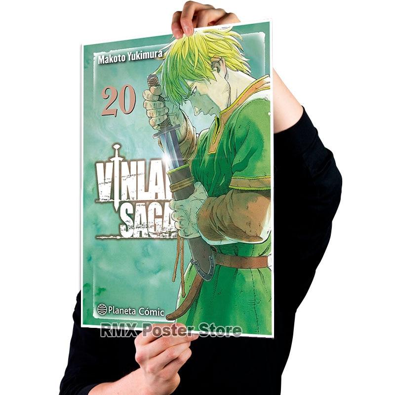 

Аниме Винланд Сага Плакаты Эстетическая белая мелованная бумага Гостиная Украшение Фреска Скандинавский домашний декор Бар Интерьерная живопись 42x30cm