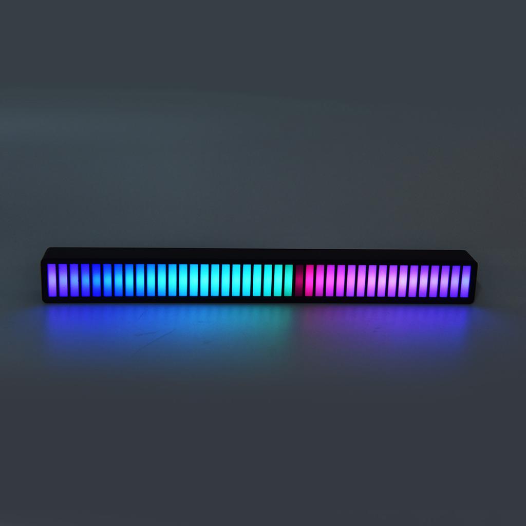40LED RGB Rhythm Light Colorful USB Charging Light Bar Voice Control Light with Base for KTV Bar Party