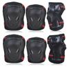 6Pcs Knee & Elbow Pads Set With Wrist Guards - Multi-Sport Protective Gear Fit For Kids/Adults - Cycling, Skating, Riding Safety