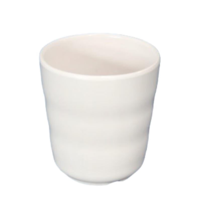 DISHJOY Durable White Melamine Tea Cups