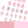 French Pink Tip Artificial Nails Finger Chip-Proof Smudge-Proof Fake Nails for Fingernail DIY Decoration
