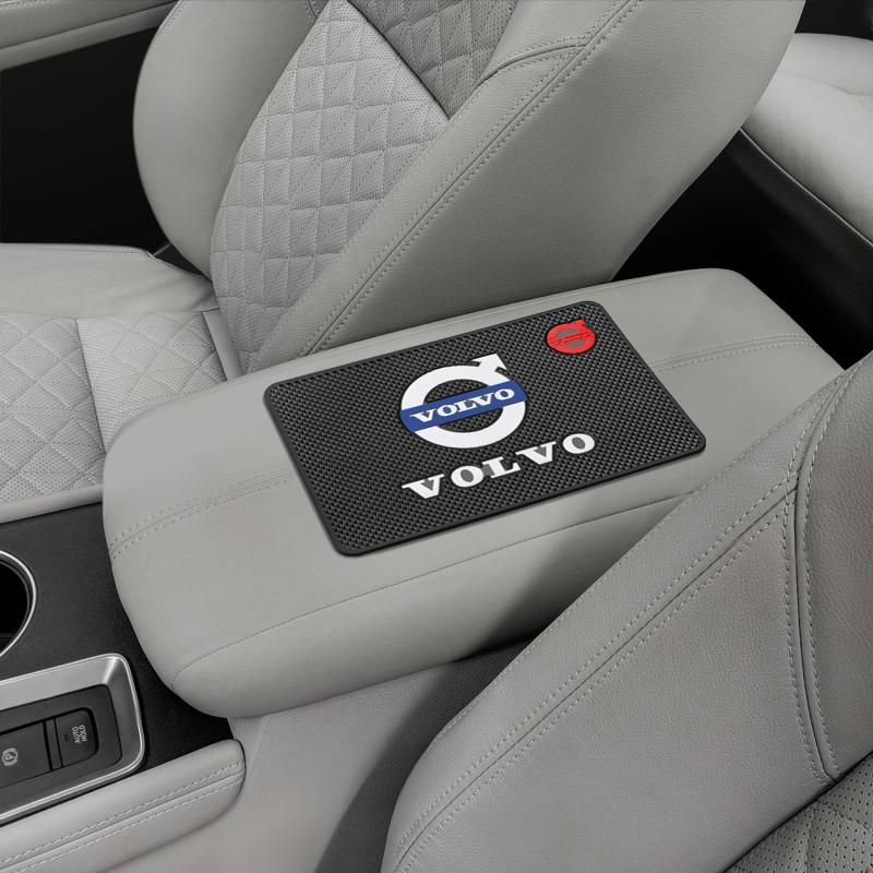 Car Mobile Phone Mat Dashboard Mat Rubber Mat Non-Slip Pad For Volvo Xc60 Xc90 V40 V60 S60 V50 V90 S80 C40 XC40 V70 XC70 C30 C70