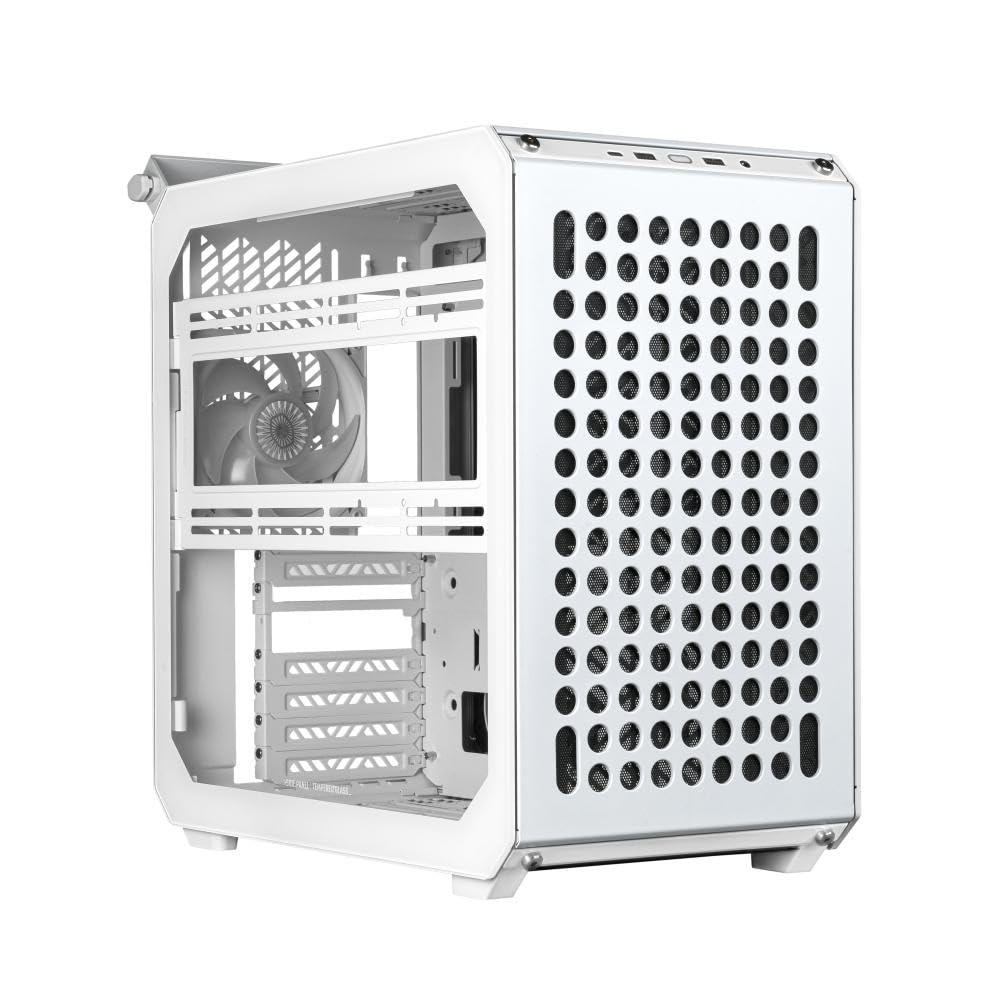 PC skříň Cooler Master Qube 500 Flatpack bílá, plně modulární panelová ATX, bílá, midi tower, Q500-WGNN-PSE