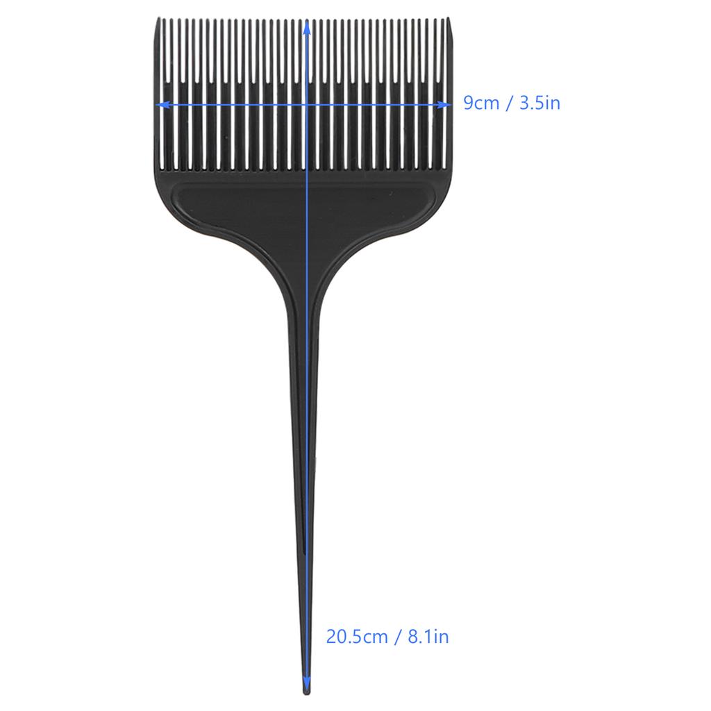 Highlights Comb Home Hair Salon Portable Hair Coloring Dyeing Comb Styling Sectioning Tool Black