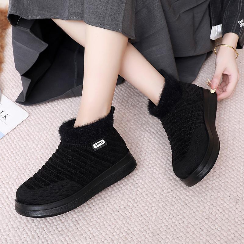 Women's Casual Cotton Shoes for Winter  Versatile Casual Warm and Anti-slip Wear-resistant Sole; Free Shipping Shoes Women