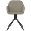 Dining Chairs 2 Pcs Swivel Light Grey Velvet