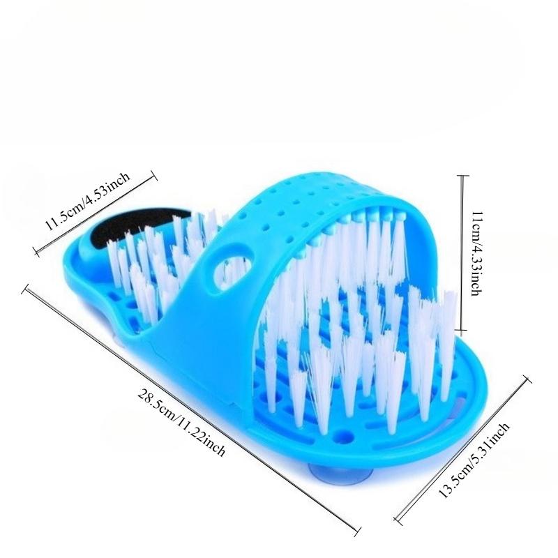 1PCS Shower Foot Scrubber Massager Cleaner  Spa Exfoliating Washer Wash Foot Repair Slippers Bathroom Foot Brushes Remove Dead Skin