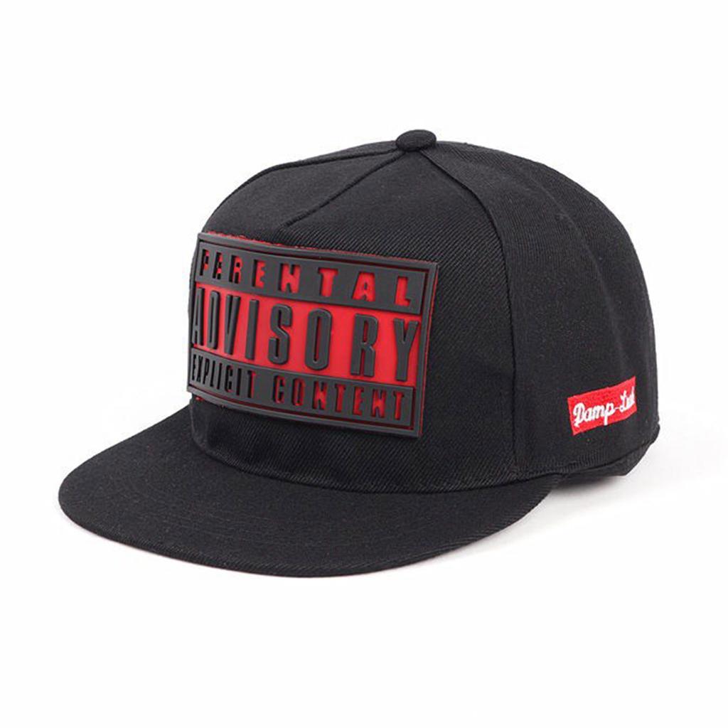 Chic Snapback Baseball Cap: Parental Explicit Content Embroidery, Stylish Korean Design for Men & Women