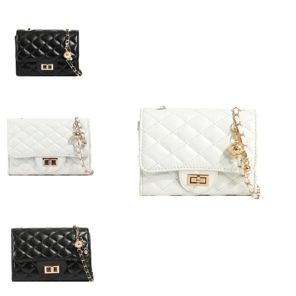 Trendy Pu Crossbody Bag With Quilted Pattern And Mobile Pocket For Casual Outfits