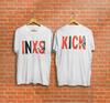 Algodón Pesado Vintage INXS de los 80