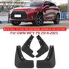Car Styling For GWM WEY P8 2018-2024 2025 ABS Car Mud Flaps Splash Guard Mudguards MudFlaps Front Rear Fender Auto Accessories