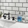 JASAI 2Pack Antique Design Glass Soap Dispenser with Rust Proof 304 Stainless Steel Pump, Refillable Hand Soap Dispenser with 10Pcs Stickers, Premium