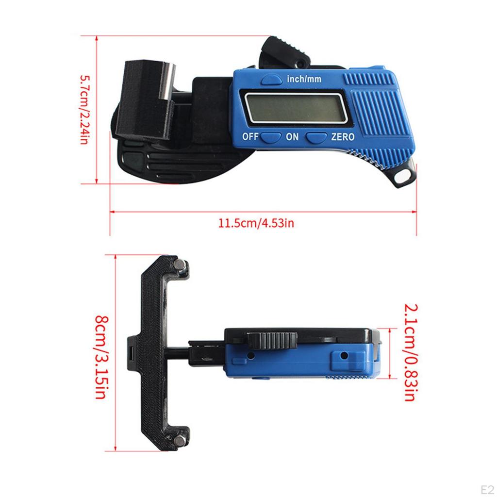 3D-Drucker Riemenspannungsmesser – Kalibrierungswerkzeug, Messbereich 0–12 Mm, Aus PP
