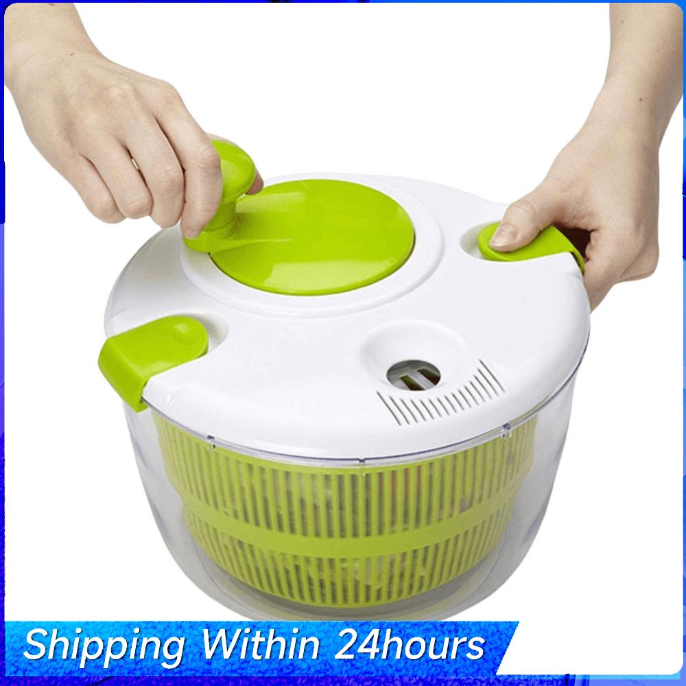

5 L Manual Lettuce Spinner BPA Free Fruits Spinner Dryer Multi-Use Vegetable Washing Dryer for Washing & Drying Leafy Vegetables China Mainland