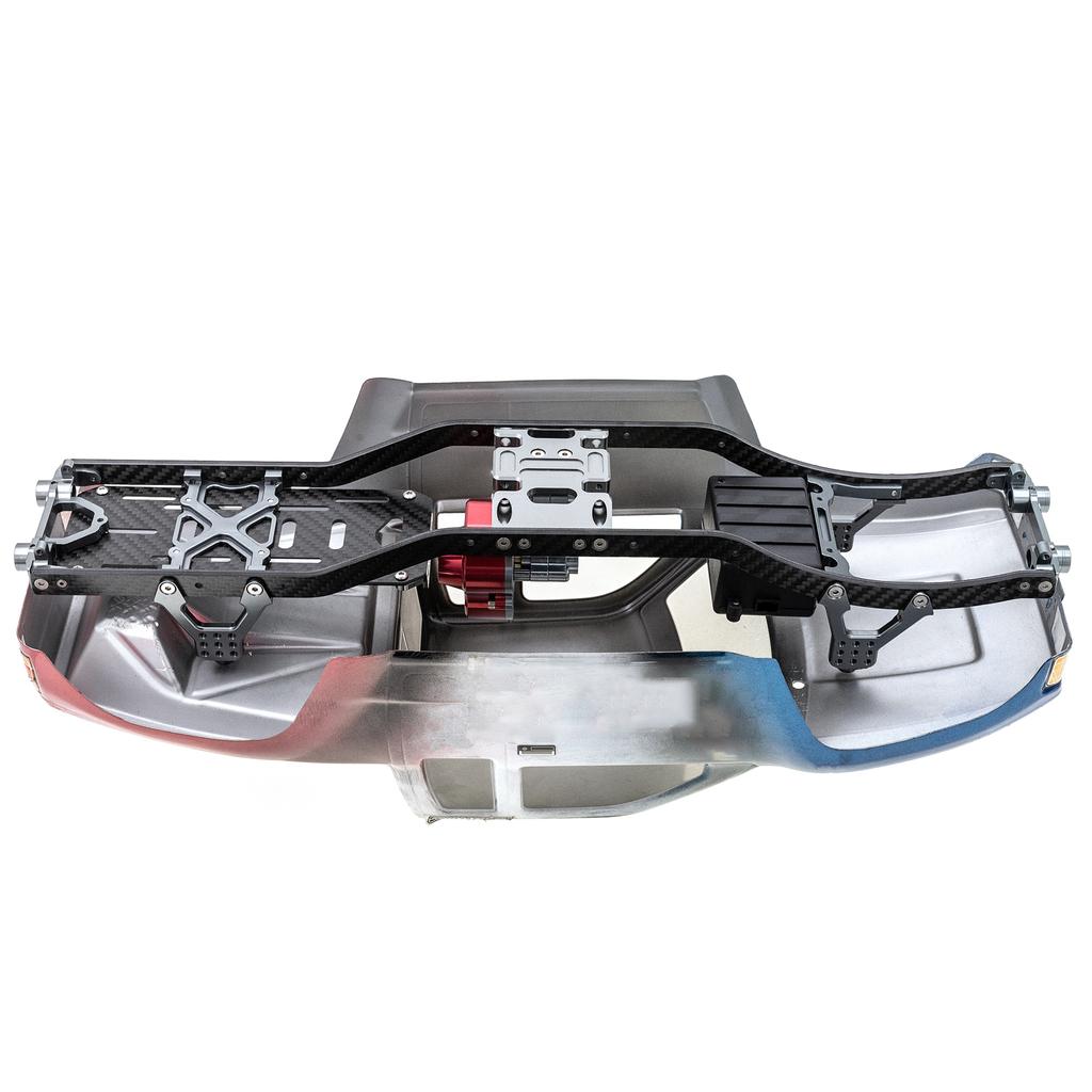 Metallchassisrahmen Fernbedienungs-Chassis-Körperteile Ersatz für Axial SCX10 1:10 Fernbedienung
