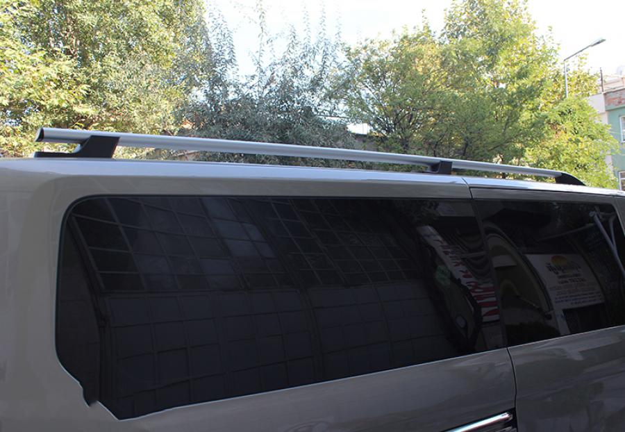 

Рейлинги OmsaLine Sport (2 шт, серые) Длинная база для Ford Transit 2014- гг