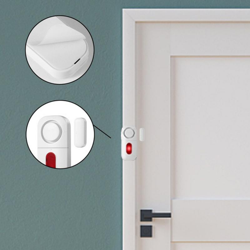 Nový domovní bezpečnostní dveřní okenní alarm 130dB Magnetický senzor Snadná instalace Nízká spotřeba energie Vhodný pro jako domov, hotel a společnost