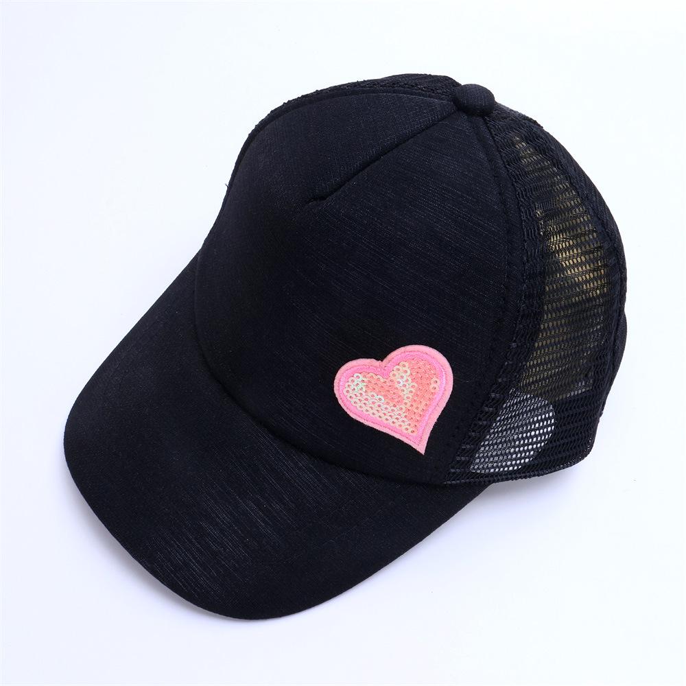 Girls' Spring and Summer Princess Sun Protection Cat Baseball Cap