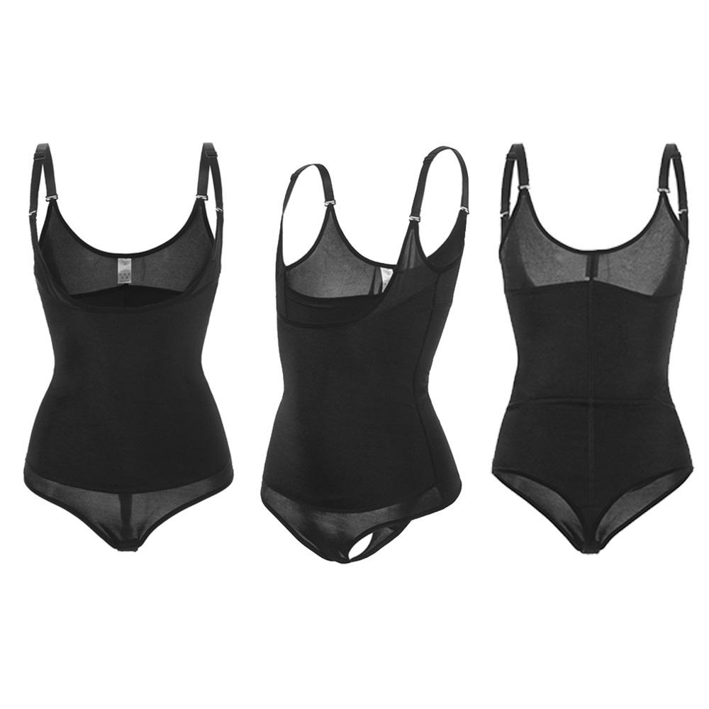 Latex Rubber Crotchless Bodysuit with Abdomen Control and Butt Lift