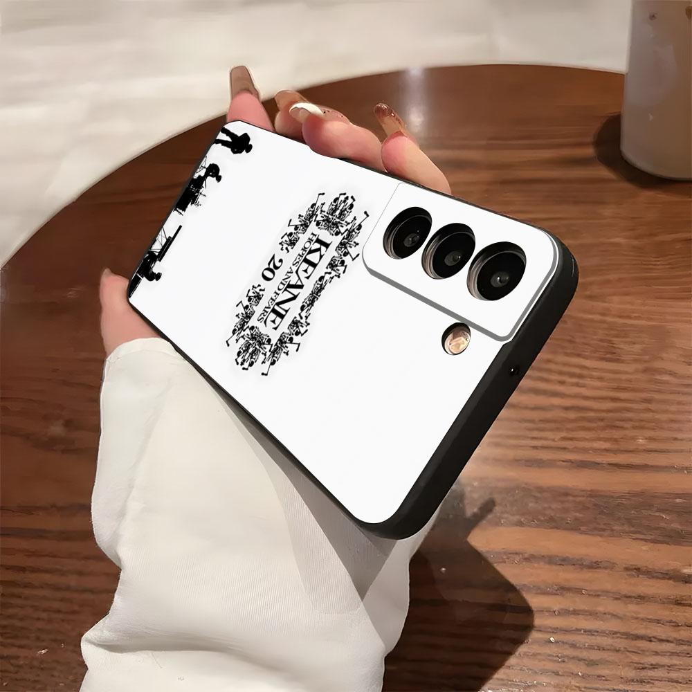 Music K-KEANE Phone Case For Samsung S26 S25 S24 FE S23 S22 S21 Plus S20 Ultra Note20Ultra Black Soft Shell Galaxy S23 plus