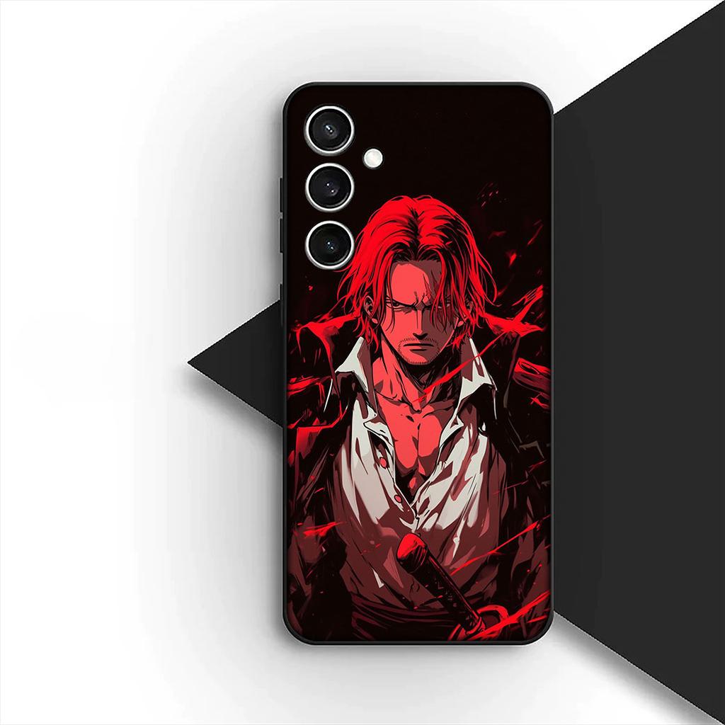 Weiche Hülle für Motorola Moto G55 G45 G75 G85 G35 Edge 50 30 Fusion 40 NEO Ultra Pro Handyhülle Shanks Rotes Haar Ein Luffy Stücke