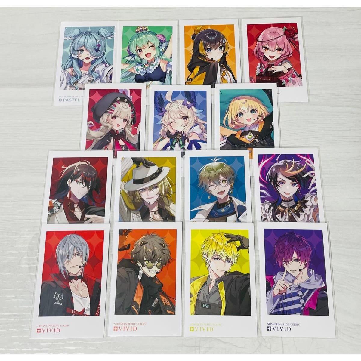 Used Nijisanji Instax style card Instax Random instax style card NIJISANJI EN colors