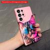 2DFlat Samsung Phone Case Sunglasses Cat In Pink Glow Applicable To Galaxy S22 S23 S24 S25ULTRA S26 A12 A13 A14 A15 A16