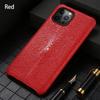 Genuine Stingray Leather Phone Case for iPhone 15 12 13 14 Pro Max 15Pro 13Pro 14Pro 15Plus 14Plus 12Pro 11 Pro Max Luxury Cover