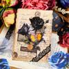 1pack/10pcs Colorful Rose Stickers, Beautiful Vintage Decor DIY Handmade Album Scrapbooking Decorative Paper Supplies