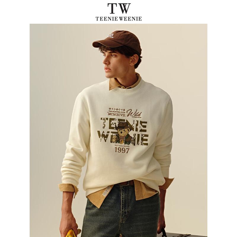 Teenie Weenie Men's Loose Bear Print Hoodie