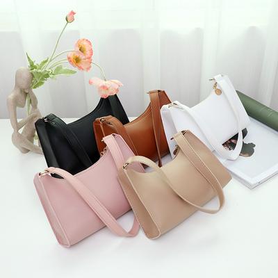 Underarm Bag S Fashionable Simple Baguette Korean Style Handbag for Women