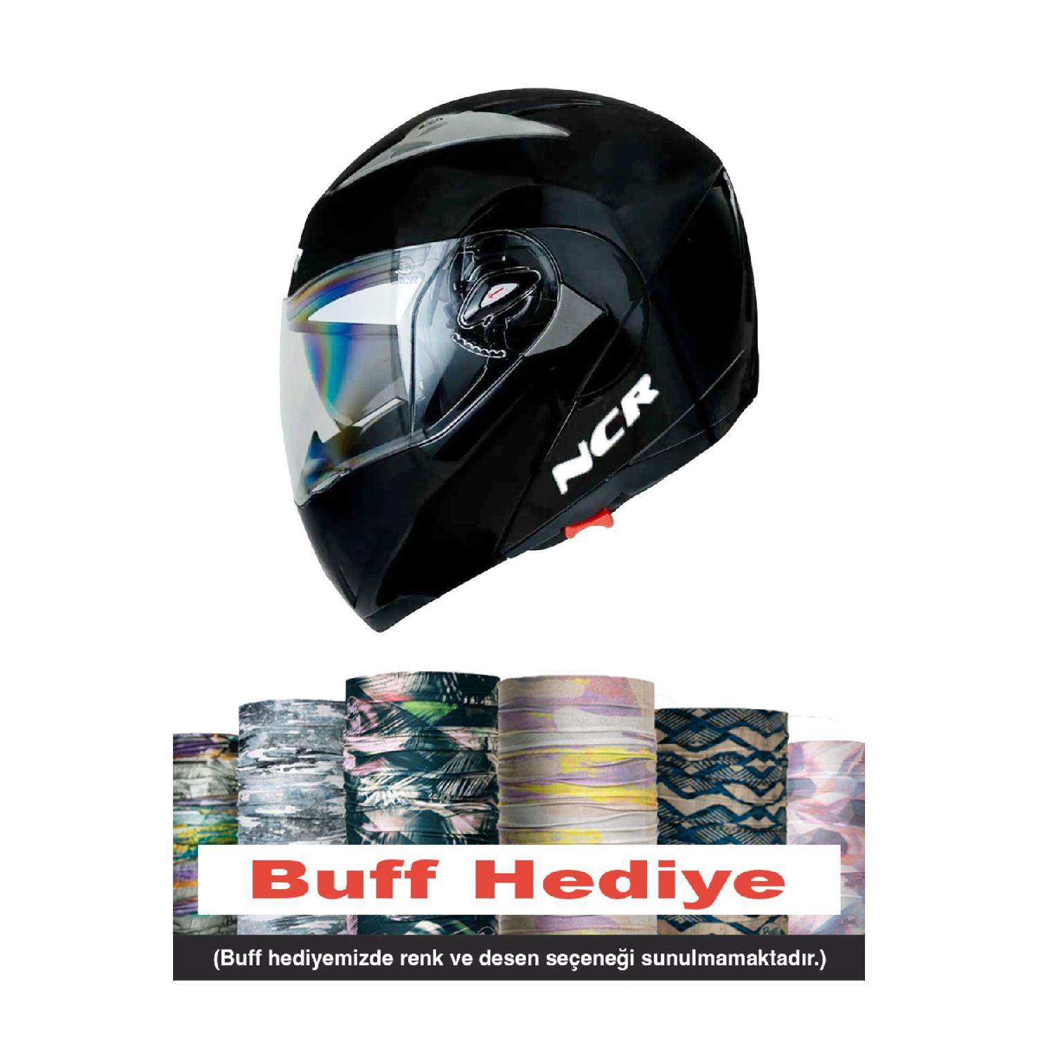 

Chin Open Helmet Glossy Black Ece Certificated S