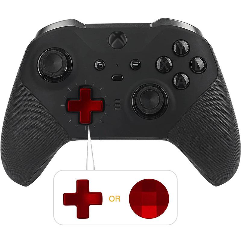 For Xbox One Elite Series 2 Controller Accessories Kit Metal D-Pad Trigger Paddles Repair Set Gamepad Thumb Stick Grips