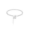 S925 Sterling Silver Lotus Seedpod Bud Broken Silver Couple Bracelet Women's Light Luxury Exquisite Bracelet