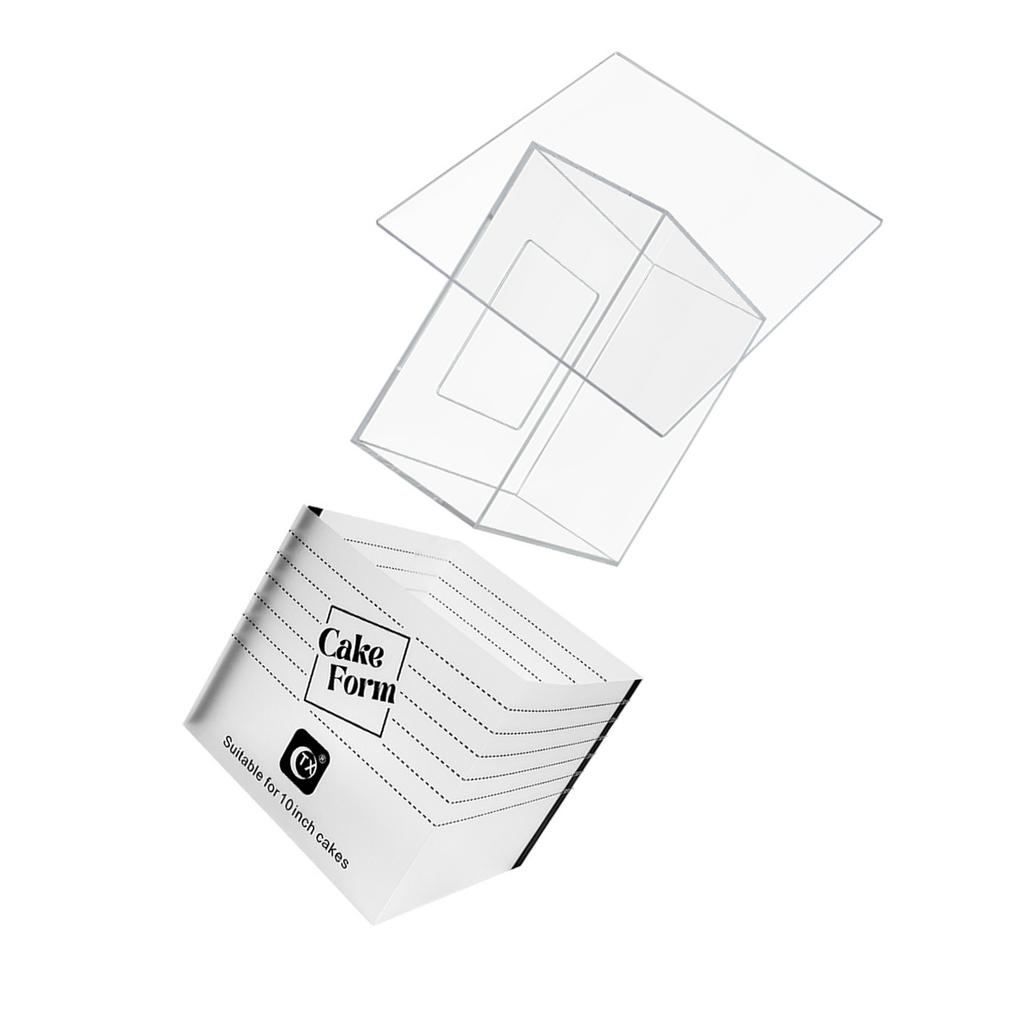 Round/Square Cake Mold Retractable Fondant Mousse Cream Chocolate Baking Ring Food Grade Plastic Decorating Tool