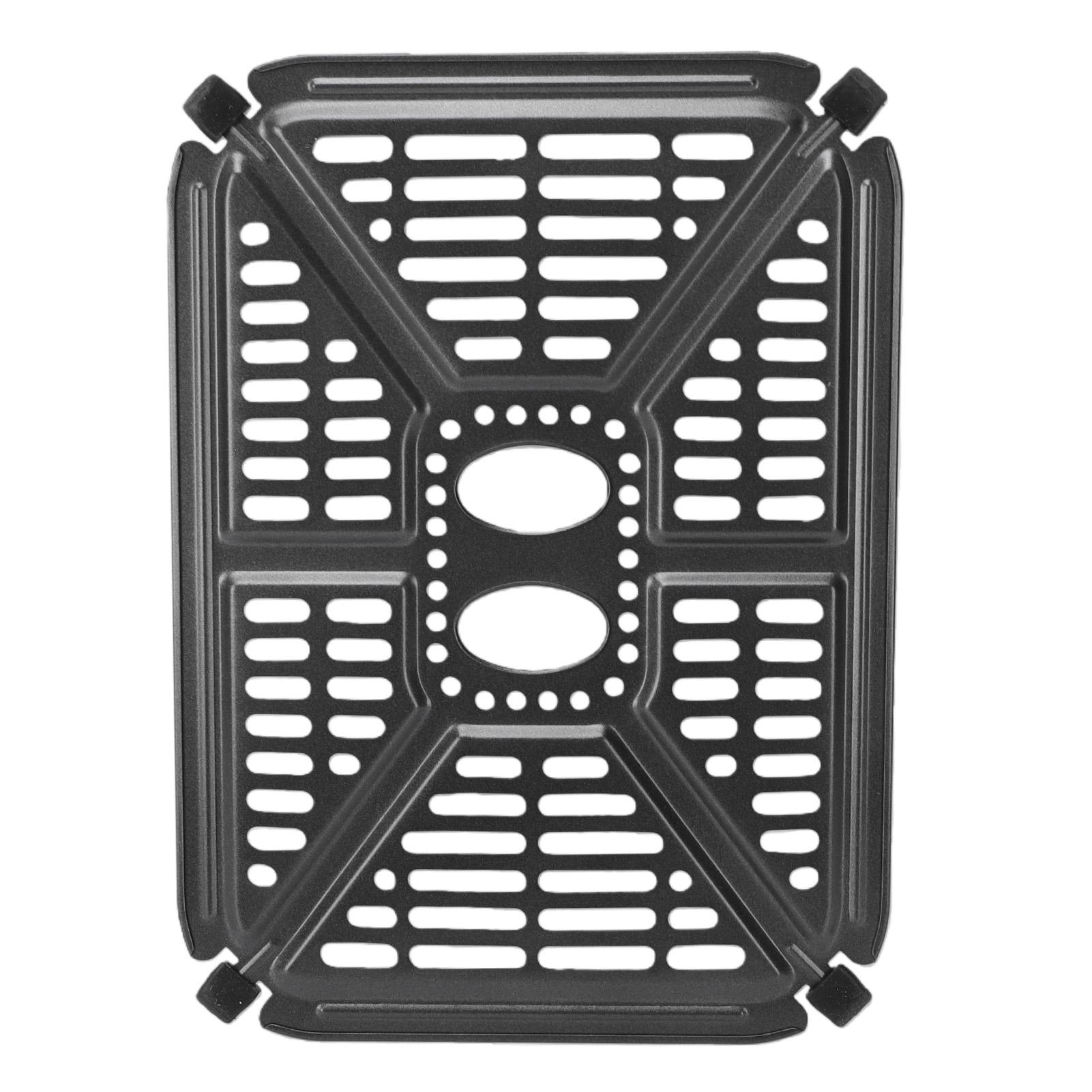 Placa de Parrilla para Freidora Compatible con Freidora Crispi FN101GY Pieza de Repuesto Parrilla Bandeja para Freidora gray