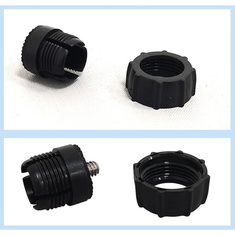 1/4" Screw Thread to 17mm Ball Head Brackets Connector Adapter Universal for Tripod Monitor, Tablet, Phone