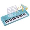 37 Key Electronic Keyboard Piano 7 Tones 8 Drum Group 24 Demos Single Speaker Musical Instrument with Music Score Stand