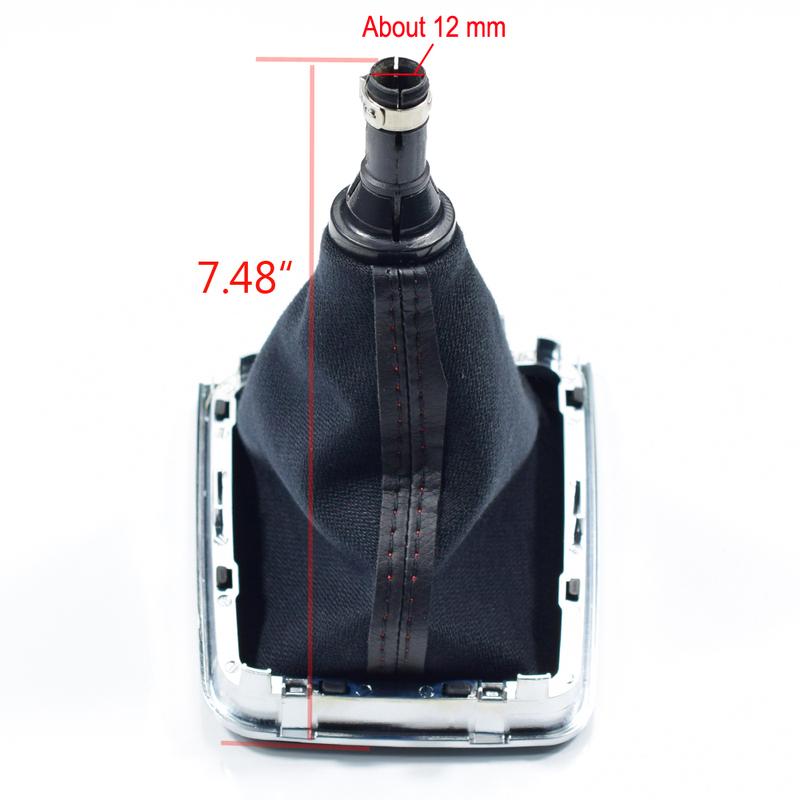 Fit For Volkswagen VW Golf 7 MK7 VII GTI GTD 2013-2018 Manual 5 6 Speed Gear Shift Knob Stick Lever Dust-Proof Boots Cover