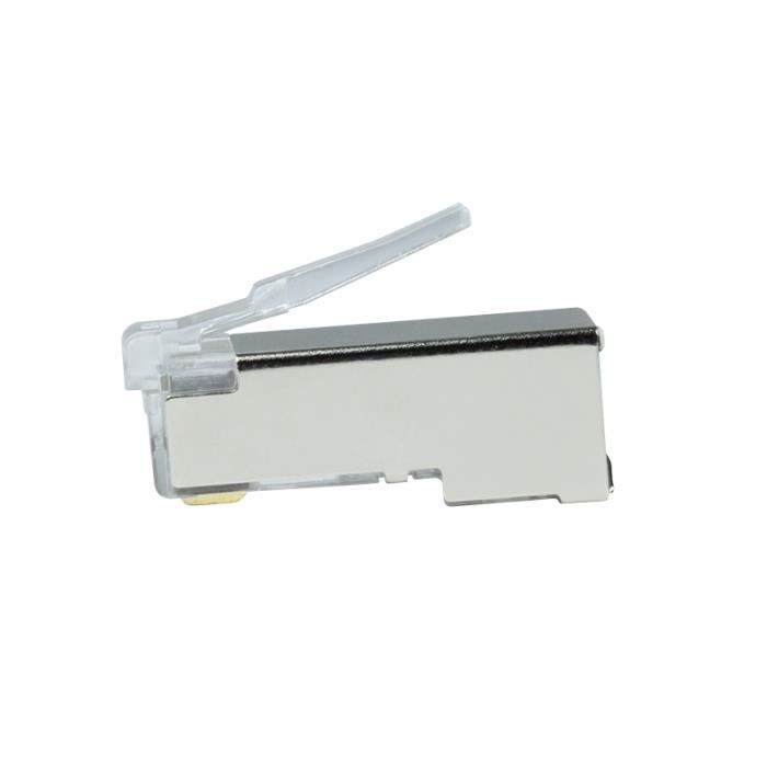 Connecteur de fils rj-45 logilink cat6a plaqué or - argent