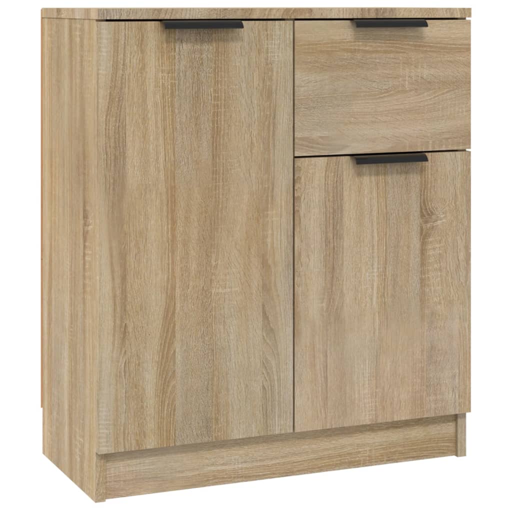 Sideboards 2 pcs Sonoma Oak 60 x 30 x 70 cm engineered wood