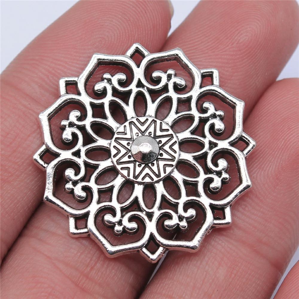 10pcs DIY Handmade Craft Pendant Motif Flower Earring Connector Necklace Bracelet Making Findings