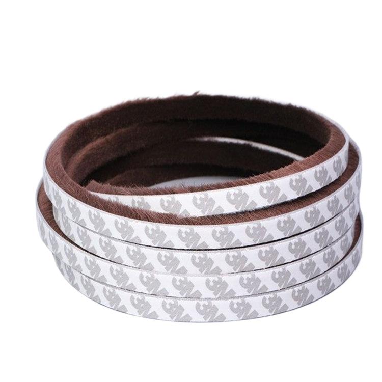 

5/10 м плюшевая уплотнительная лента для зазоров дверей и окон, самоклеящаяся, звукоизоляционная, ветрозащитная, пылезащитная, дождестойкая плюшевая уплотнительная лента 7x8mm&5M коричневый