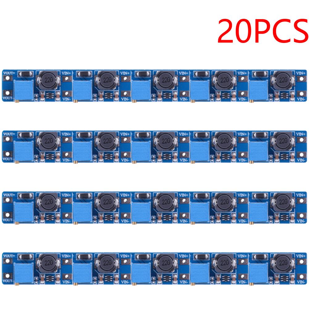 MT3608 Booster Power Supply Module DC-DC Step Up Module Adjustable 2A Max 2V-24V To 5V 9V 12V 28V