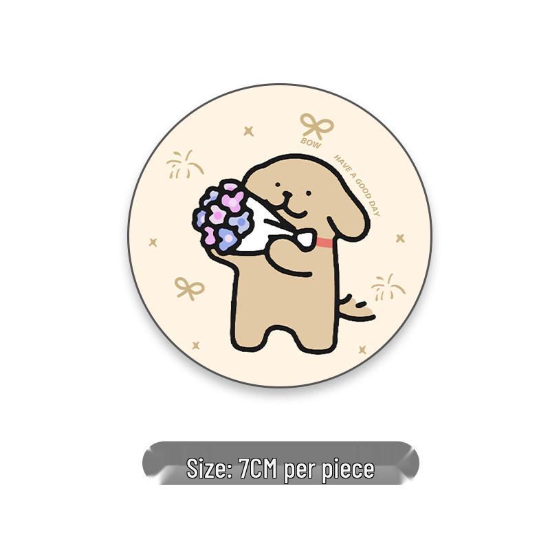 Car Cup Coaster: Universal Anti-slip Door Slot Mat - Cute Cartoon Interior Decor