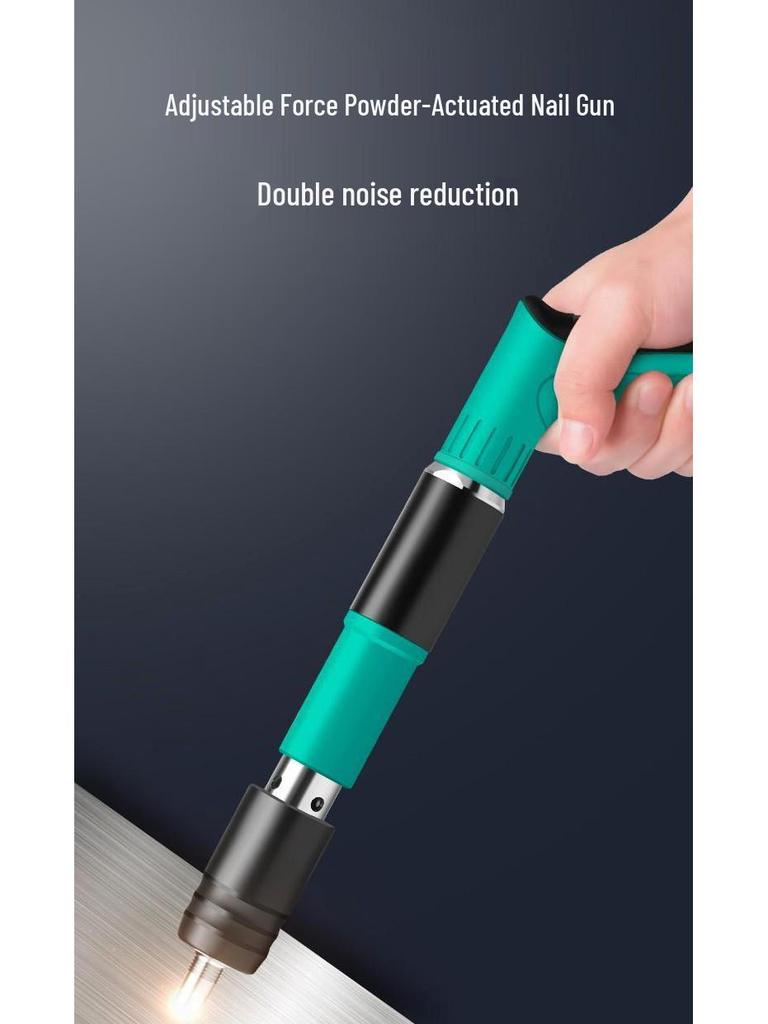 **Mini Nail Gun Silencer & Nailer Fixer for Ceiling Decoration**