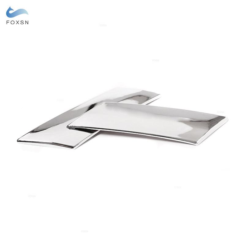 For Mercedes Benz S Class W222 2014 2015 2016 2017 2018   2pcs ABS Chrome Car Tail Strips Sequ Decoration Trim