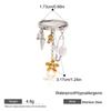 Stainless Steel Tassel Pendant Ring with Light Luxury Design