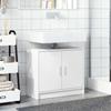 VidaXL Washbasin Cabinet White 63x29x55 Cm Engineered Wood, Bathroom Cabinet, Bathroom Storage Cabinet, 848094