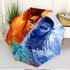 Avatar Print Automatic Open Close Umbrella, Portable Foldable Umbrella, for Outdoor Commute Camping Trip, Ideal Birthday Gift
